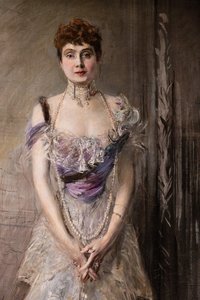 Princess Eulalia of Spain (detail) by Giovanni Boldini