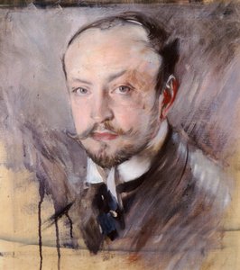 Self-portrait, front view by Giovanni Boldini