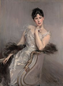 Lady in White by Giovanni Boldini