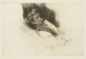 Whistler Asleep by Giovanni Boldini
