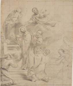 St Bernard Saving the Skull of St Caesarius