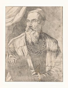 Portrait of the Artist Titian by Giovanni Britto