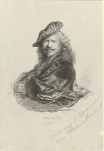 Portrait of Rembrandt Harmensz. van Rijn
