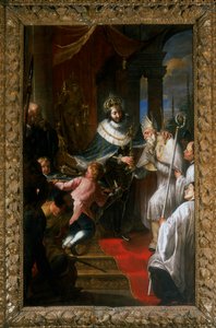 Saint Louis of France Giving the Holy Thorn to Beato Bartholomew of Breganze