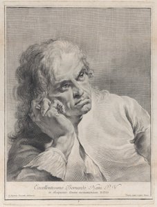 Pensive Man Resting His Head on His Hand by Giovanni Cattini