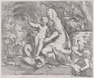 An Allegory of the Rest on the Flight into Egypt by Giovanni Cesare Testa