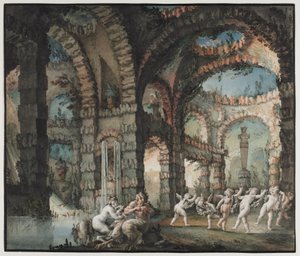 Family of Satyrs with Dancing Cherubs, c. 1775-76