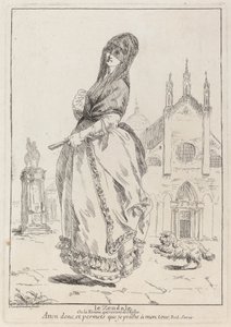The Zendale (Woman in a Hood, or the Woman Returning from Church) by Giovanni David