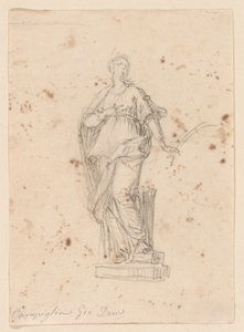 Statue of a Female Saint by Giovanni Domenico Campiglia