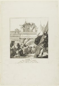 Christ is Condemned to Death, plate one from Stations of the Cross