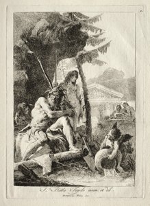 River Figures by Giovanni Domenico Tiepolo