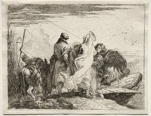 Flight into Egypt: The Holy Family Leaving the Shore by Giovanni Domenico Tiepolo