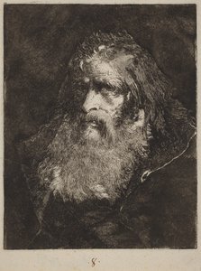 Old Man with Bare Head by Giovanni Domenico Tiepolo