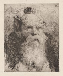 Old Man with Beard, from the Collection of Heads by Giovanni Domenico Tiepolo