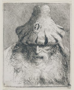 Old Man with Conical Hat