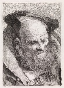 Old Man with a Beard by Giovanni Domenico Tiepolo