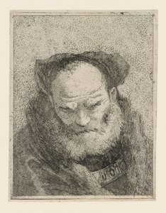 Old Man with a Beard, from the Raccolta di Teste (Collection of Heads)