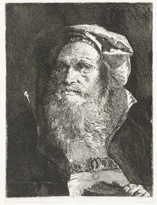 Old Man with Beard and Book (series title: Collection of Heads)