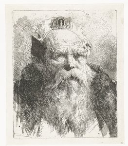 Old Man with Beard and Hat with Ornament (Collection of Heads)