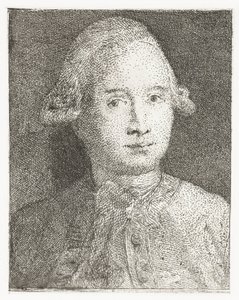 Portrait of Giovanni Domenico Tiepolo by Giovanni Domenico Tiepolo