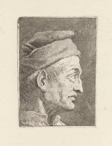 Profile of an Old Man, from the Raccolta di Teste (Collection of Heads)