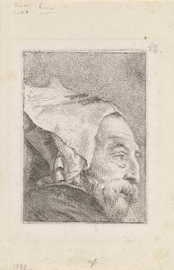 Profile of an Old Man (from the Collection of Heads)