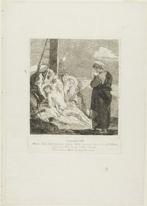 The Deposition, plate thirteen from Stations of the Cross by Giovanni Domenico Tiepolo