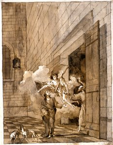 The Liberation of Saint Peter and Saint John from Prison by Giovanni Domenico Tiepolo