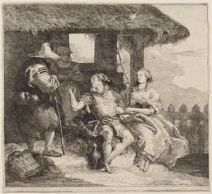 The Marriage of Angelica and Medoro by Giovanni Domenico Tiepolo