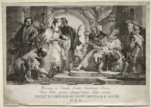 The Saints of the Crotta Family by Giovanni Domenico Tiepolo