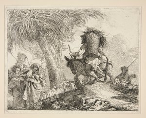 The Virgin and Child with Joseph, from the series Idee pittoresche sopra la fuga in Egitto (Flight into Egypt)