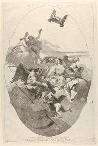 Venus entrusting Cupid to Time, 1758-80 by Giovanni Domenico Tiepolo