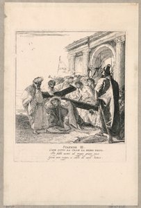 Via Crucis - Station III, He Falls Beneath the Cross the First Time by Giovanni Domenico Tiepolo