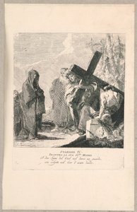 Via Crucis - Station IV, He Meets His Mother by Giovanni Domenico Tiepolo