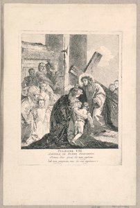 Via Crucis - Station VIII, He Consoles the Weeping Women by Giovanni Domenico Tiepolo