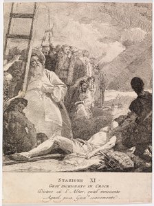 Via Crucis - Station XI. Jesus is Nailed to the Cross by Giovanni Domenico Tiepolo