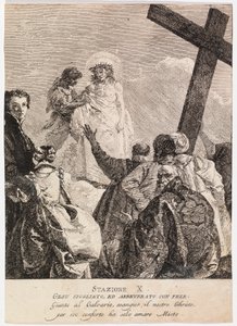 Via Crucis - Station X. Jesus is Stripped of His Garments by Giovanni Domenico Tiepolo