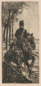 Artillery Soldier on Horseback