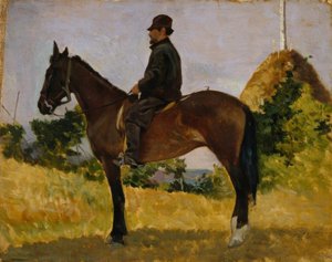 Diego Martelli on Horseback