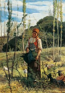 Farmer in Wood by Giovanni Fattori