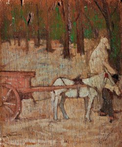 Impression Outside Porta Romana, c.1868-70 by Giovanni Fattori