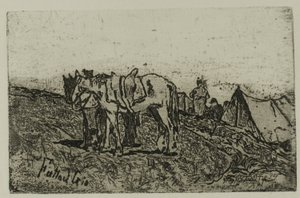 Maneuvers by Giovanni Fattori
