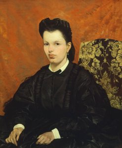 Portrait of his first wife, by Giovanni Fattori by Giovanni Fattori