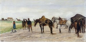 Roman Countryside by Giovanni Fattori