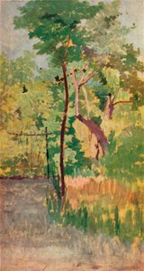 Tree and Woodpath, 19th century