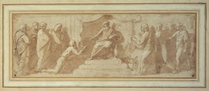 Joseph before Pharaoh by Giovanni Francesco (c.1488 1528) Penni