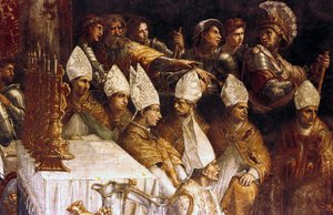 The Coronation of Charlemagne by Giovanni Francesco (c.1488 1528) Penni