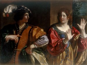 Hammon and Tamar by Giovanni Francesco Barbieri