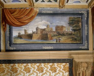 Rural Landscape with Buildings