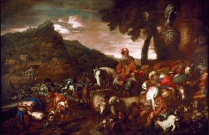 The Journey of Abraham by Giovanni Francesco Castiglione